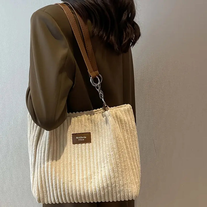 Emma™ | Sac Tote Côtelé