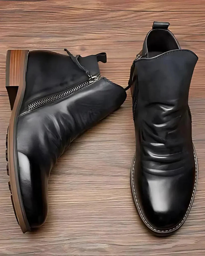 Fabrice™ - Bottines met Fermeture Éclair Latérale
