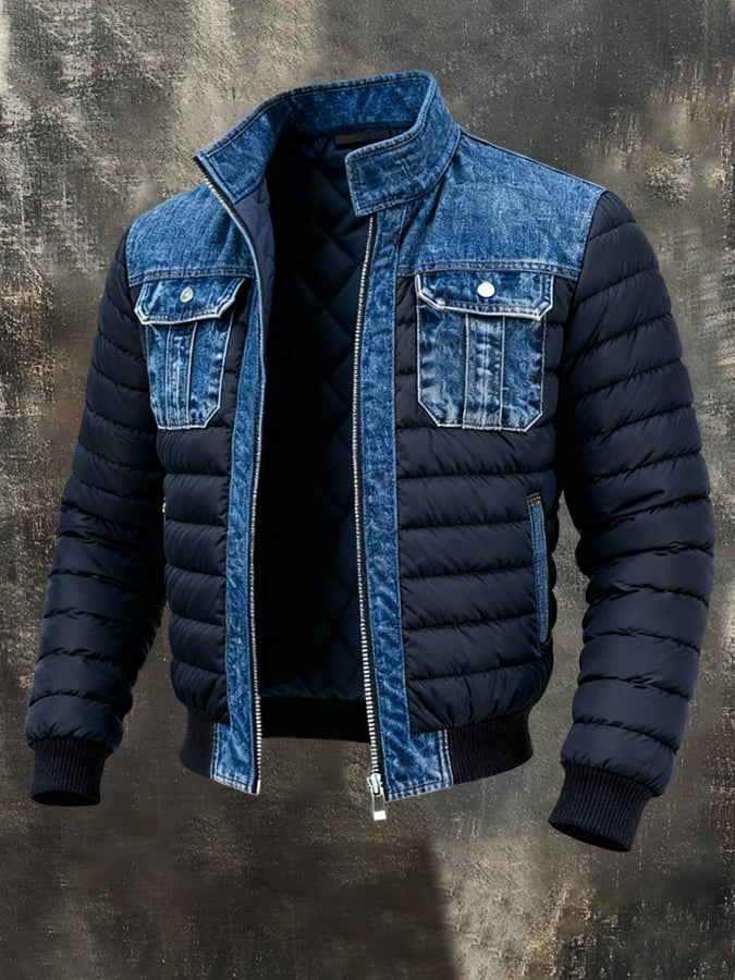 KÉVIN™ | VESTE DOUBlÉE DENIM CLASSIQUE
