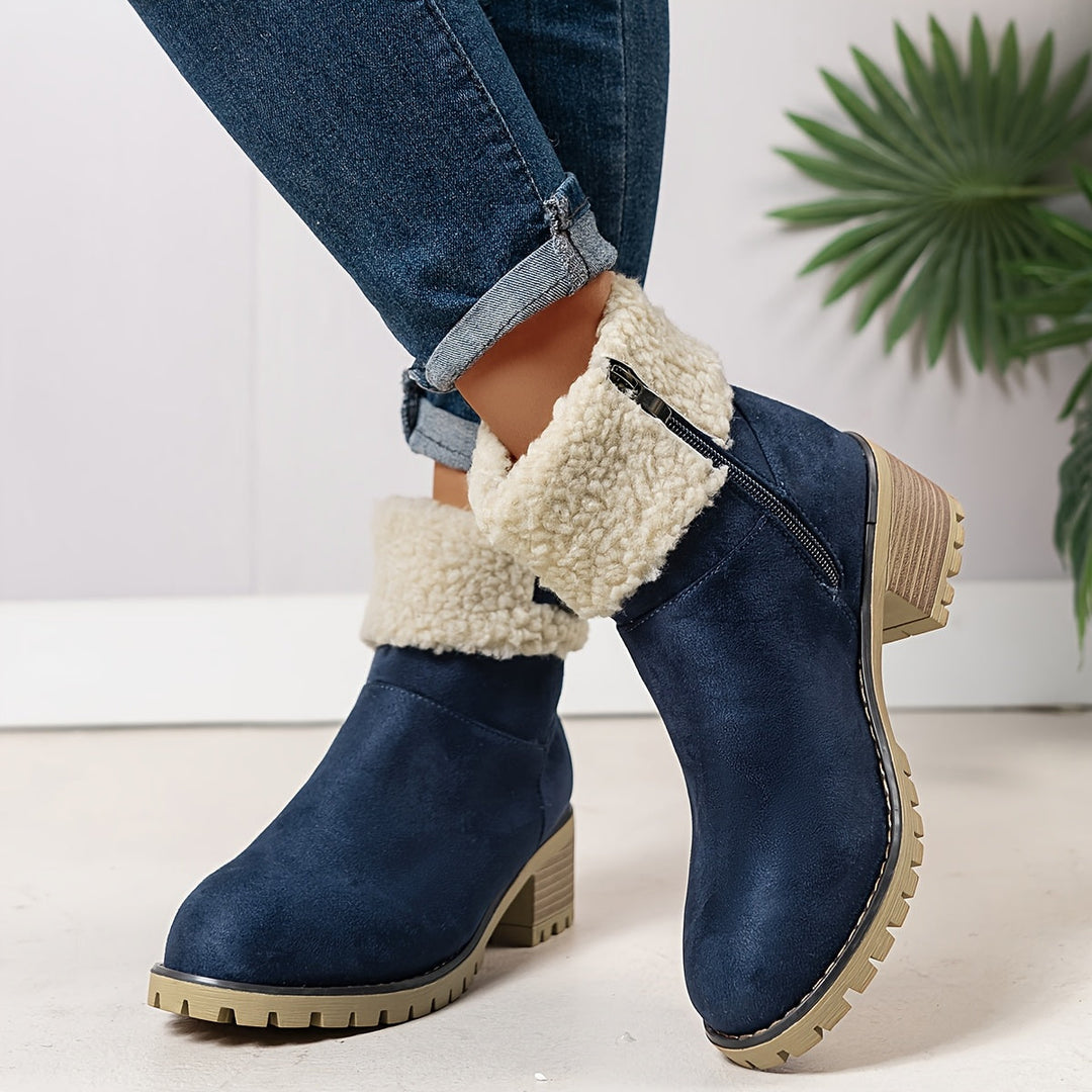 Ophélie | Bottines Hivernales Douces et Élégantes