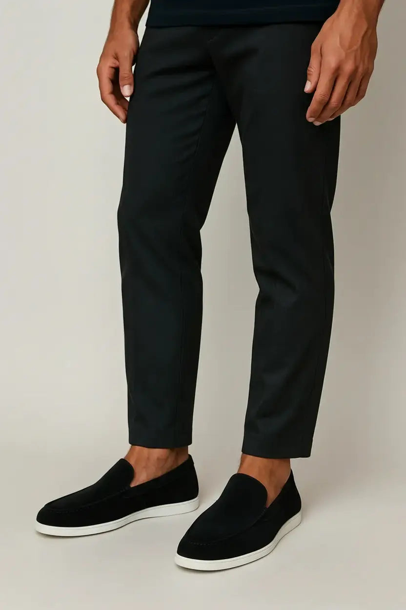 Leo™| Élégants mocassins en cuir suédé