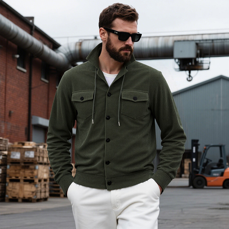 Bruno™ | Veste en velours côtelé avec boutons