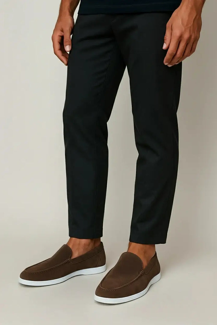 Leo™| Élégants mocassins en cuir suédé