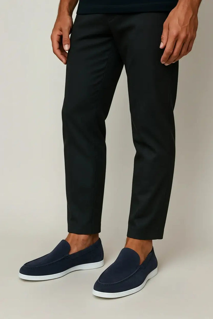 Leo™| Élégants mocassins en cuir suédé