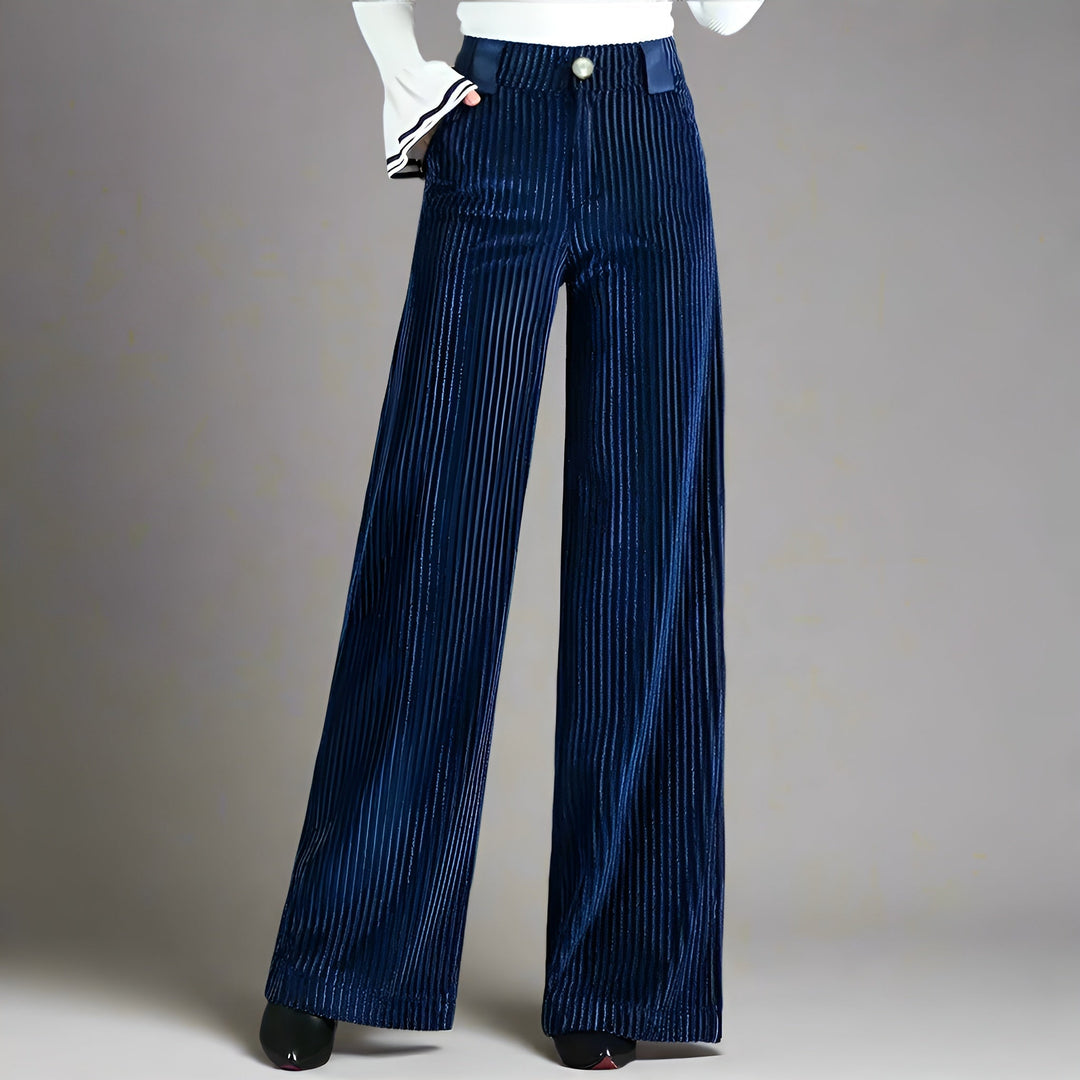 Mathilde™ | Pantalon Vintage en Velours Côtelé