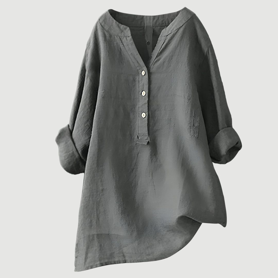 Freja™ | Blouse femme en lin légère et confortable