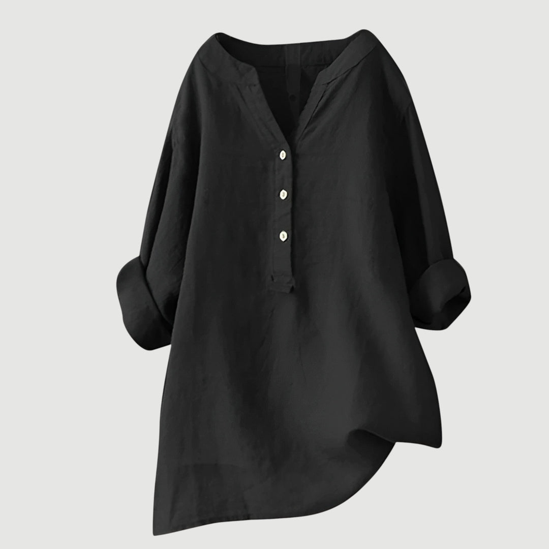 Freja™ | Blouse femme en lin légère et confortable